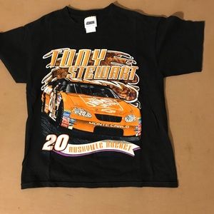 Youth Nascar vtg tony Stewart t-shirt SZ 0/12